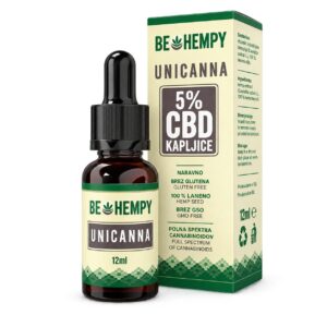 UniCanna: 5 % CBD kapljice, 10 ml
